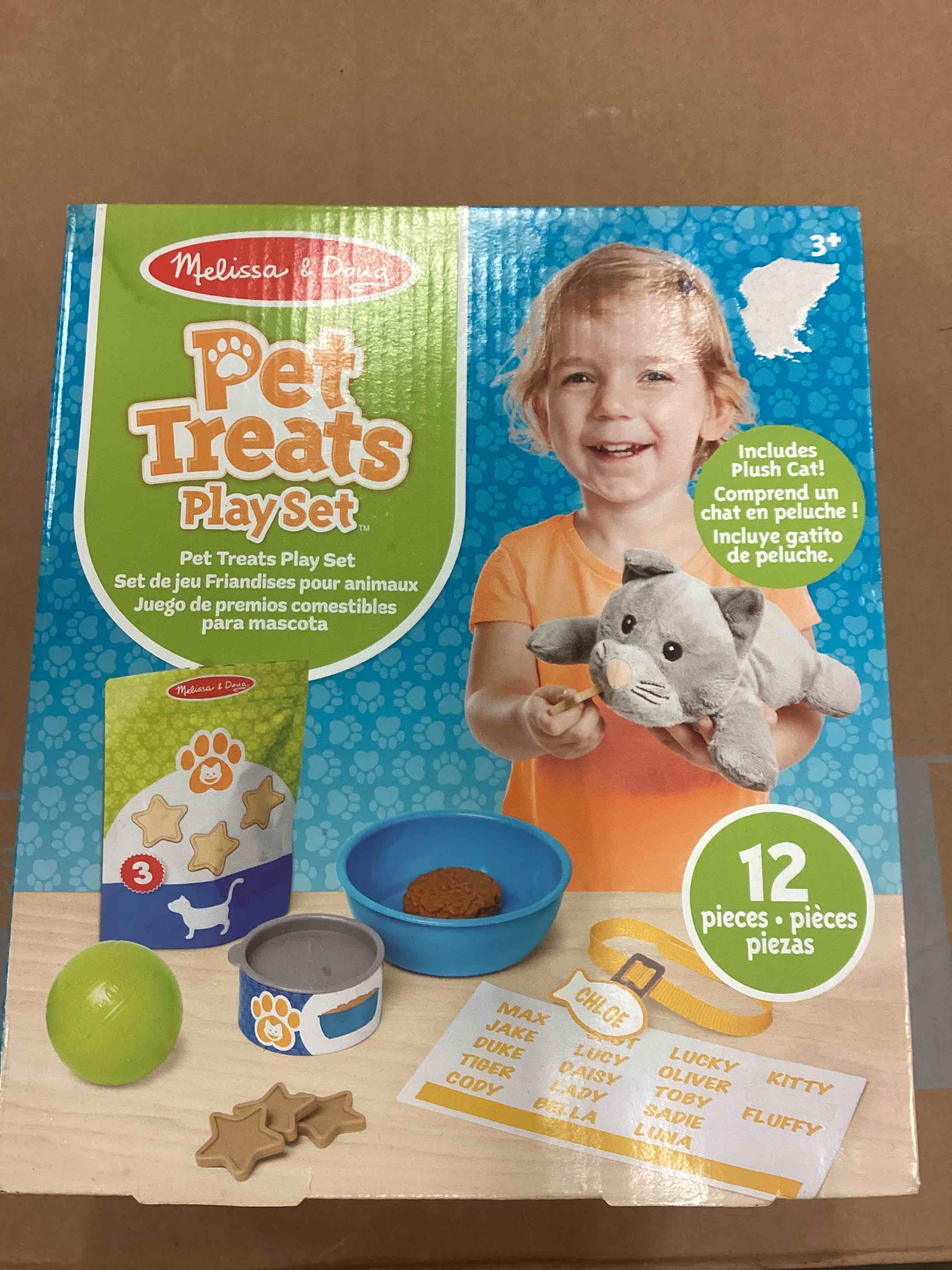 MELISSA & DOUG PET TREATS PLAY SET, 12 PIECES