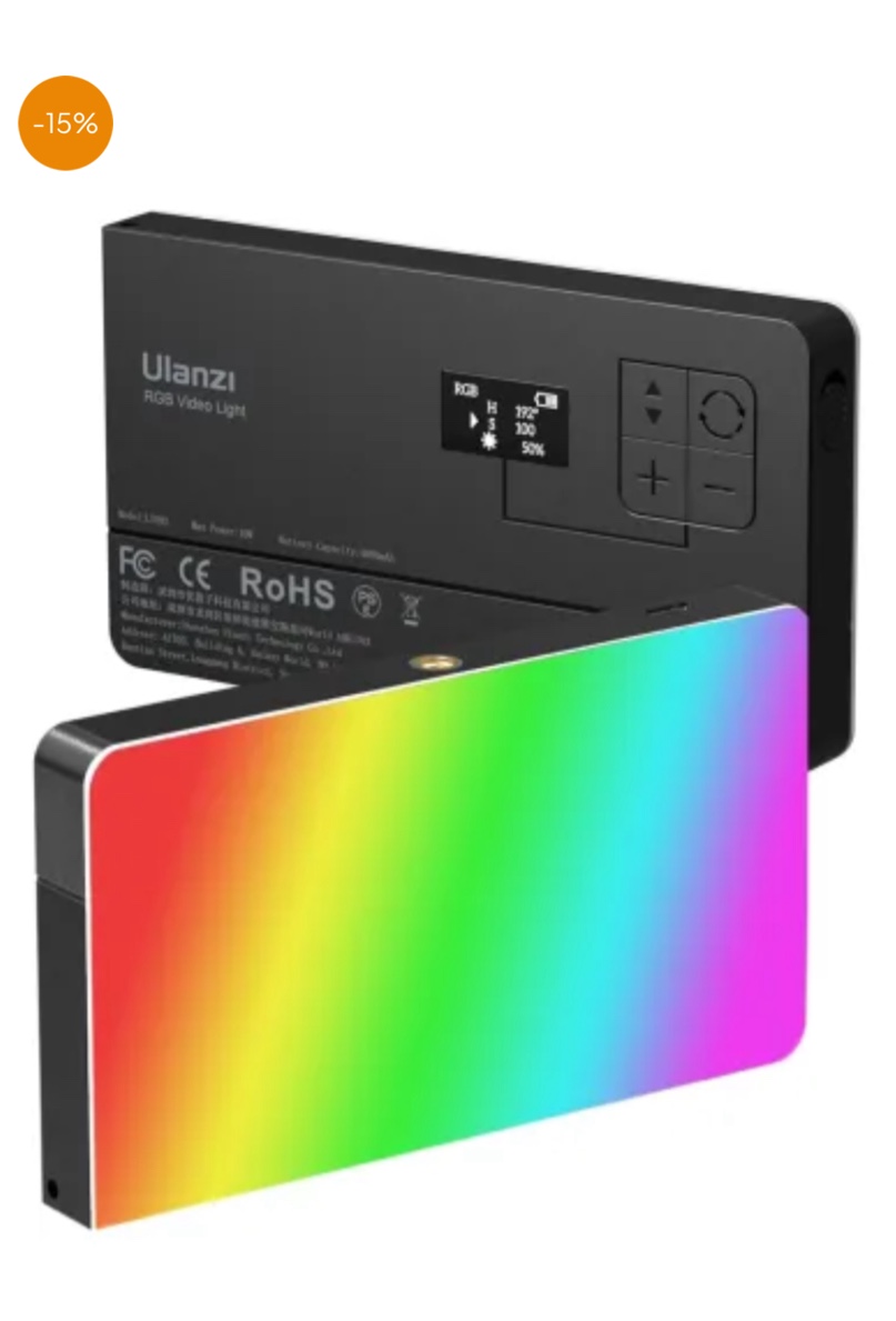 ULANZI LT002/PL-01 RGB VIDEO LIGHT