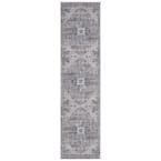 Everwash Callaghan Multi Gray 1’11”x7’2”  Washable Area Rug,