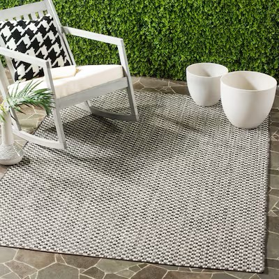 Safavieh Resort 8' x 10' Indoor/Outdoor Rug Collection, Grey/ blue 