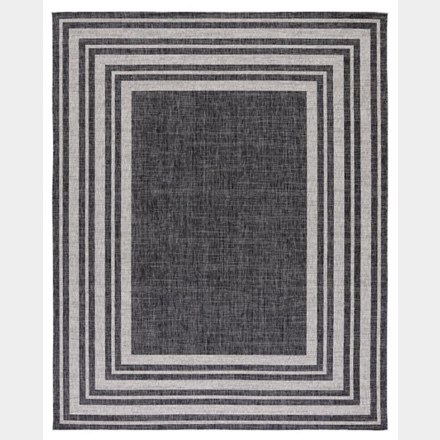 Safavieh Resort 8' x 10' Indoor/Outdoor Rug Collection, charcoal/grey