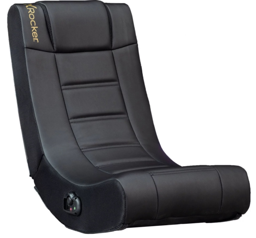 rocker don’t just sit there start rocking solid black gaming rocker 