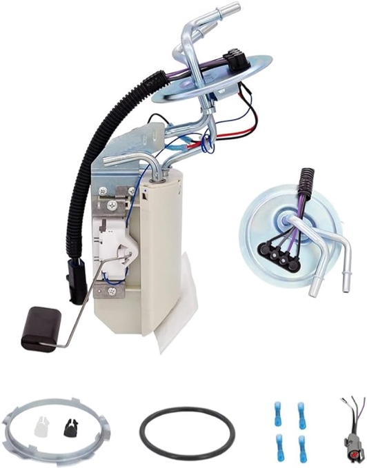 Fuel Pump Hanger Assembly and Sending Unit for 1990 1991 1992 1993 1994 1995 1996 1997 FORD F Super Duty F-150 F-250 L6 4.9L V8 5.0L 5.8L 7.5L SP2007H Rear Tank 18 Gallons