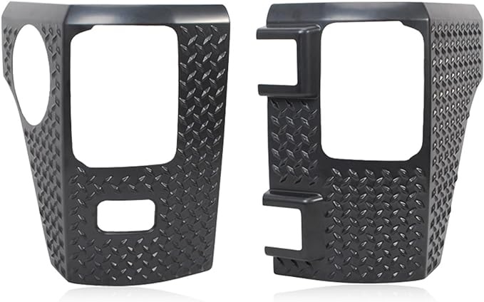 Rear Reverse Lamp Taillight Wrap Angle Corner Guard Decoration Cover Trim For Wrangler JK 2007-2017 2/4-Door Car Exterior Accessories Black