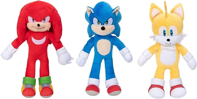 yooverse 12” sonic plush toys, sonic stuffed animals