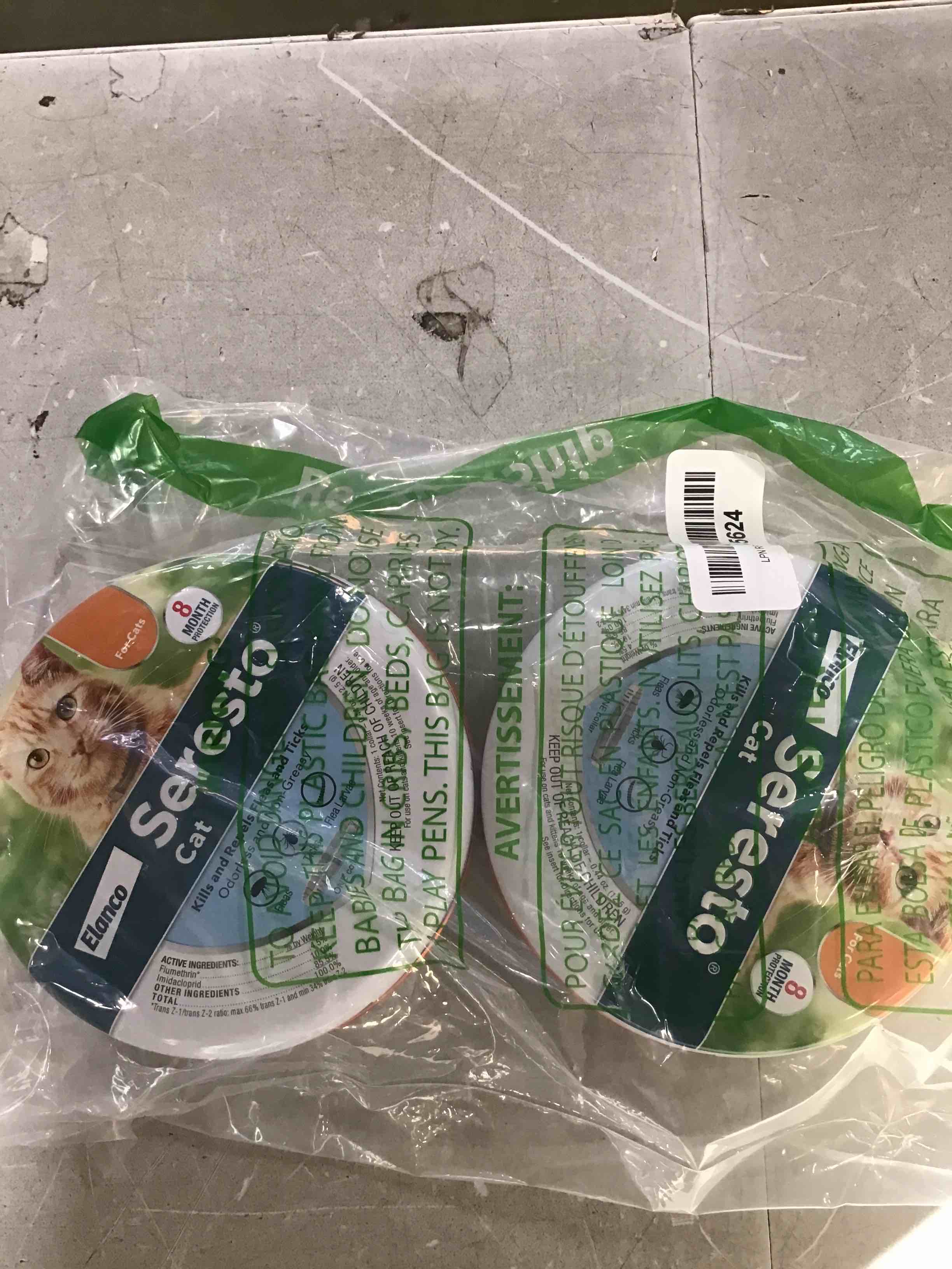 Seresto Cat Vet-Recommended Flea & Tick Treatment & Prevention Collar for Cats, 8 Months Protection | 2-Pack 2 Pack Cat Only