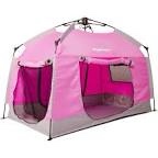 Kids Play Tent-Portable Playhouse Children House -Easy Set up Indoor Outdoor with Carry Bag for Kids-Light Strip Design for Night use -Space for Children and Parents-Birthday Vitality Pink