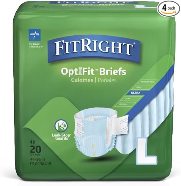 FitRight Extra Briefs (Large)