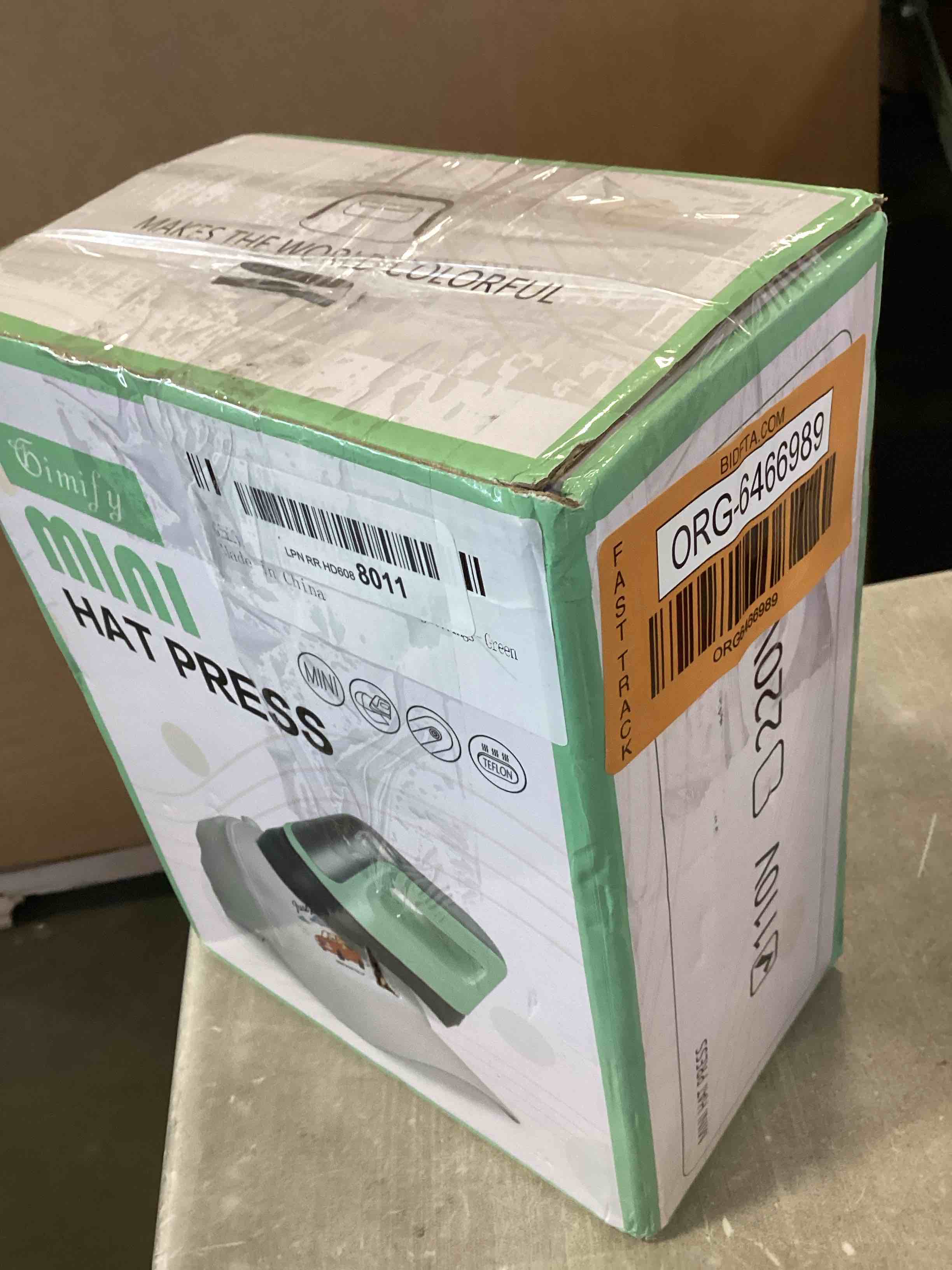 Gimify Mini Heat Press 6.3"x3.4" CeramicCoated Heat Plate, Hat Press