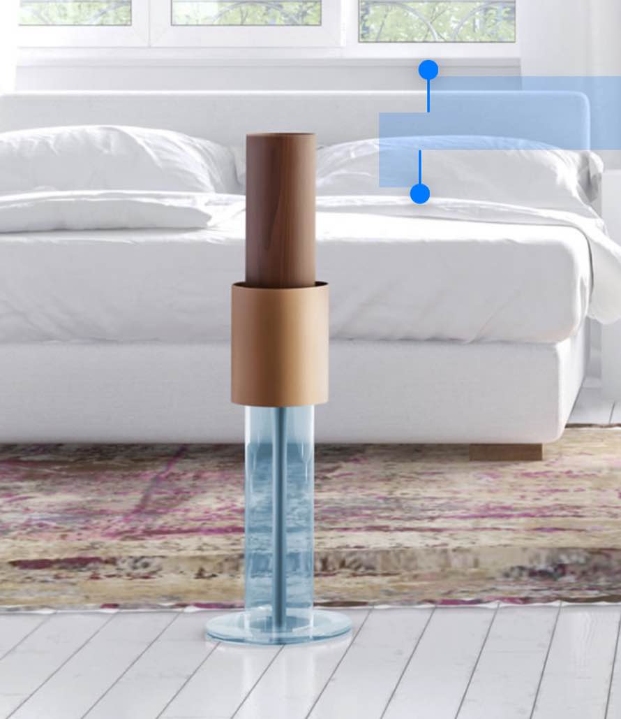 Smoke, Virus, And Allergen Eliminating Filterless Air Purifier (650' sq.)