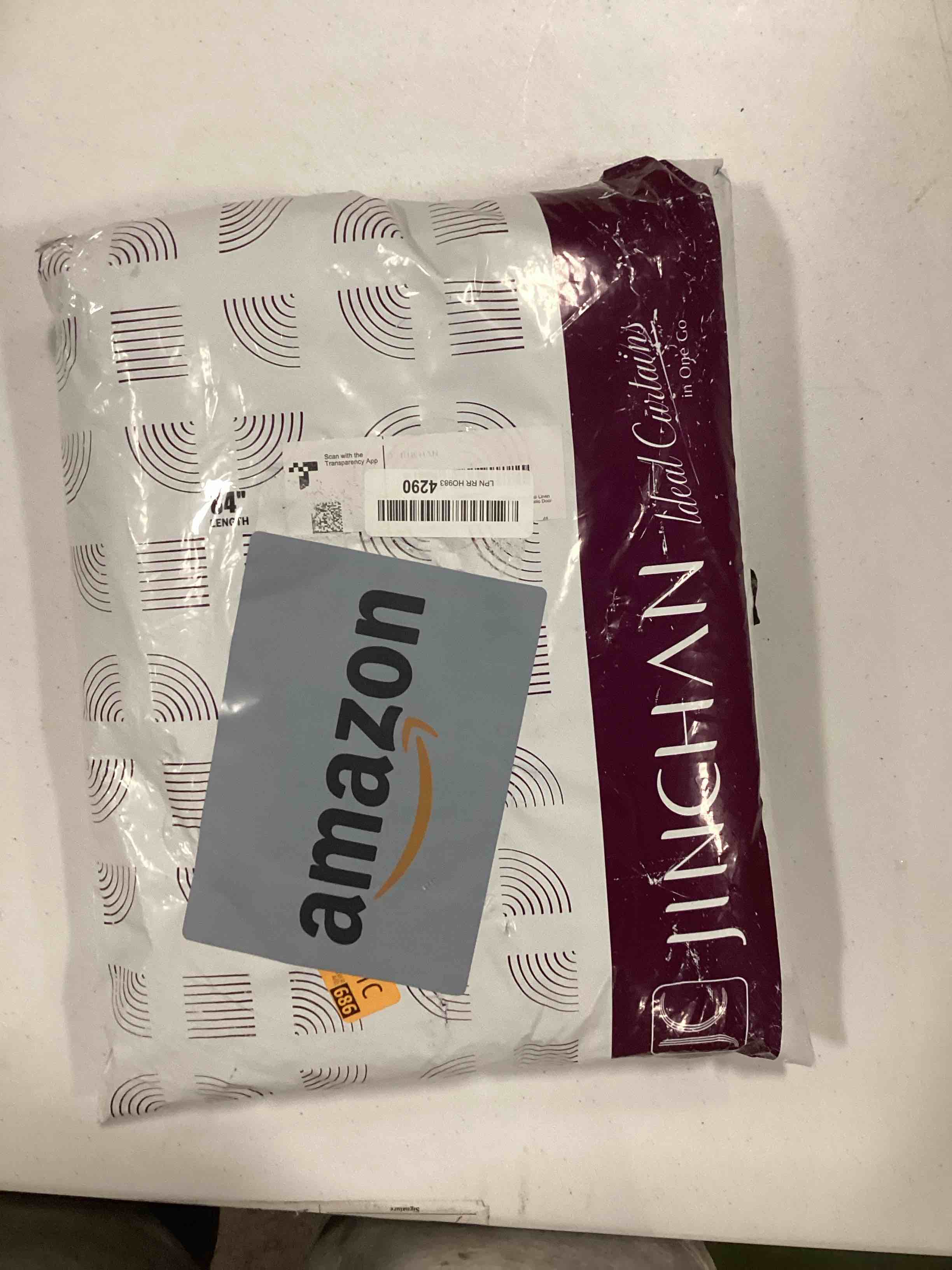 jinchan Linen Grey Curtains 84 Inches Long for Living Room Farmhouse Rod Pocket Back Tab Light Filtering Window Drapes for Bedroom Curtains Gray 2 Panels