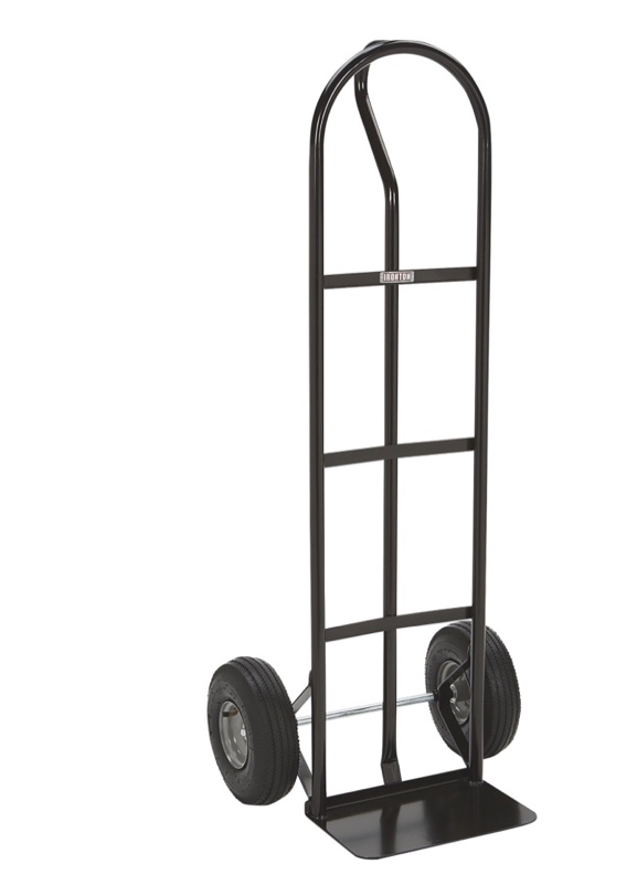 Ironton Steel Pneumatic Hand Truck, 600-Lb. Capacity, 16.93in.L x 21.65in.W x 51.57in.H