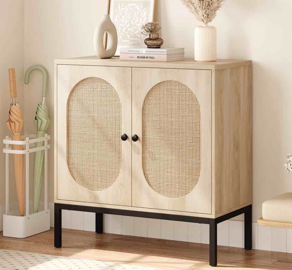 Buffet Cabinet, Storage Cabinet with Doors and Shelves