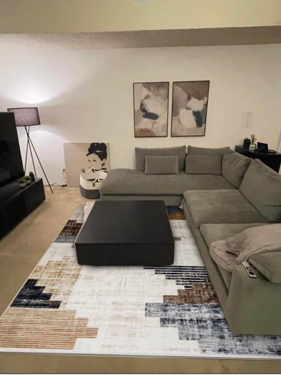 Maison Area Rug, 6’7”x10’2” Beige