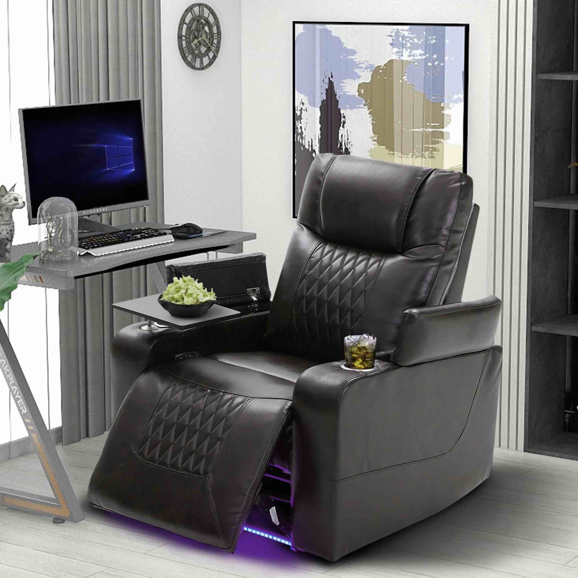 Power Motion Recliner With Usb Charging Port 