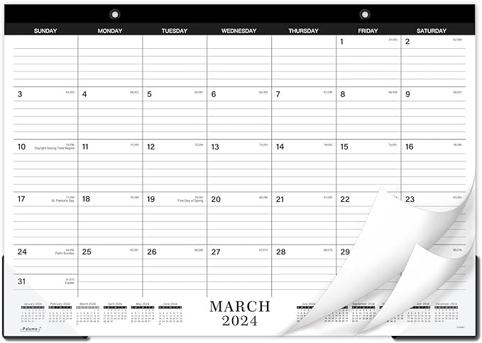 poluma desk/wall calendar, 2024