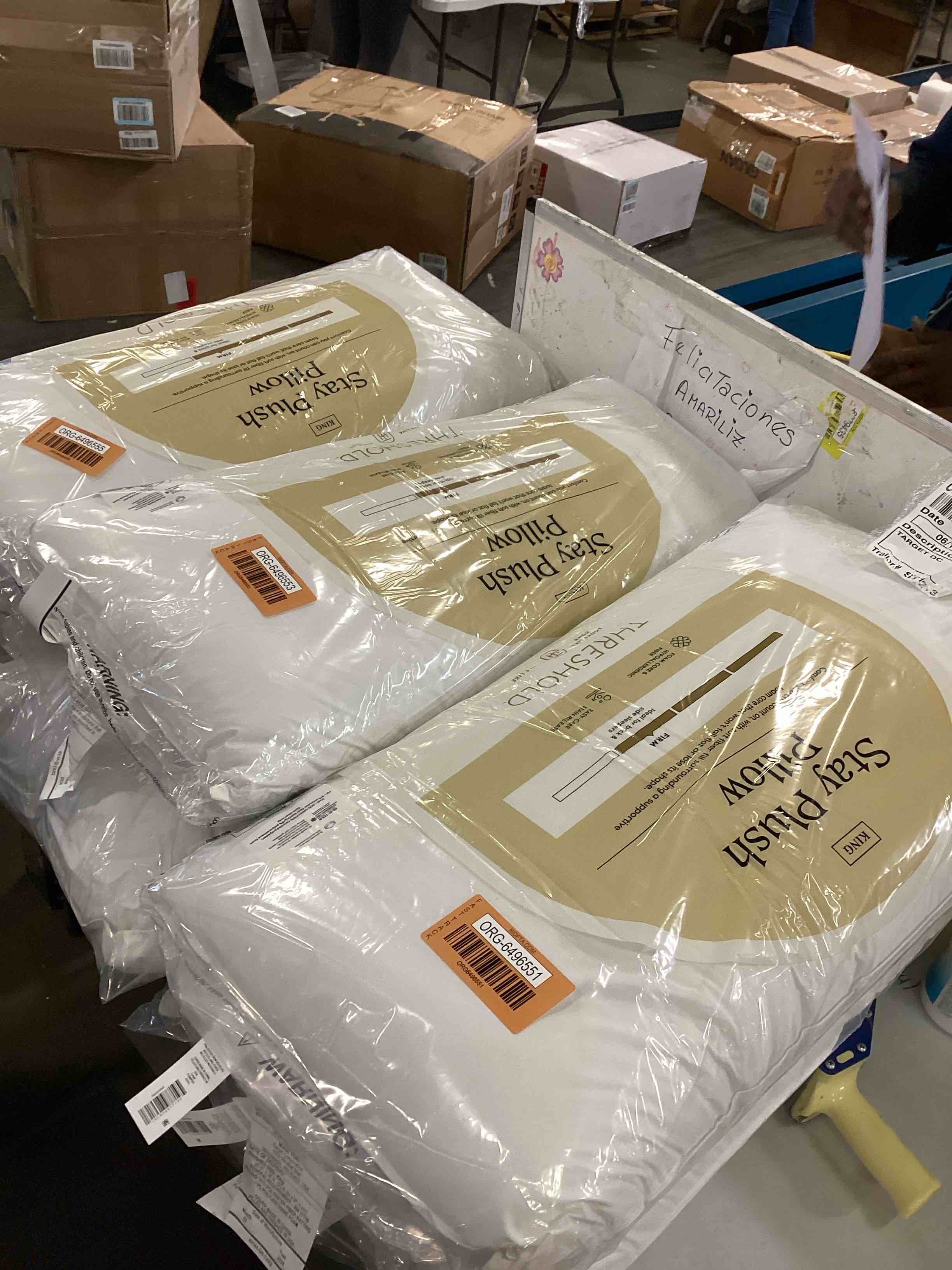 King Firm Stay Plush Bed Pillow - Threshold™