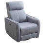 32.3" Wide Contemporary Swivel and Rocker Power Recliner Chair with USB Port