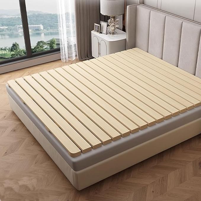 Bed Support Slats, Wooden Bed Slats Mattress Support Solid Wood Board/Slats,Foundation for Queen or Full Bed Frame,Platform Bed, Bunk Beds, Daybed, Yellow Pine,Customizable Size (Size : WxL:43