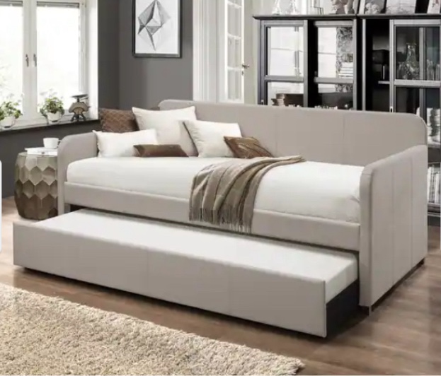 Tiara Upholstered Daybed with Trundle(incomplete, Box B )