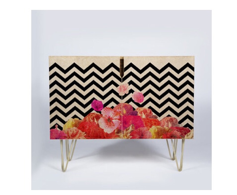 Solid Wood Accent Cabinet