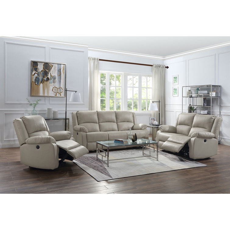 Donberg 78'' Faux Leather Power Reclining Sofa ( sofa only)