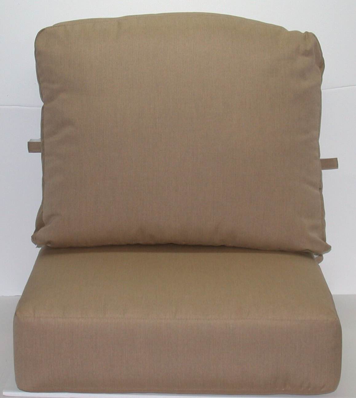 Sunbrella® Outdoor Deep Seat Cushions ~ Heather Beige 26x22x8 / 25x26x7 NEW