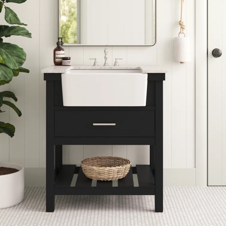 Alger 30" Single Bathroom Vanity (damaged as shown in photo)