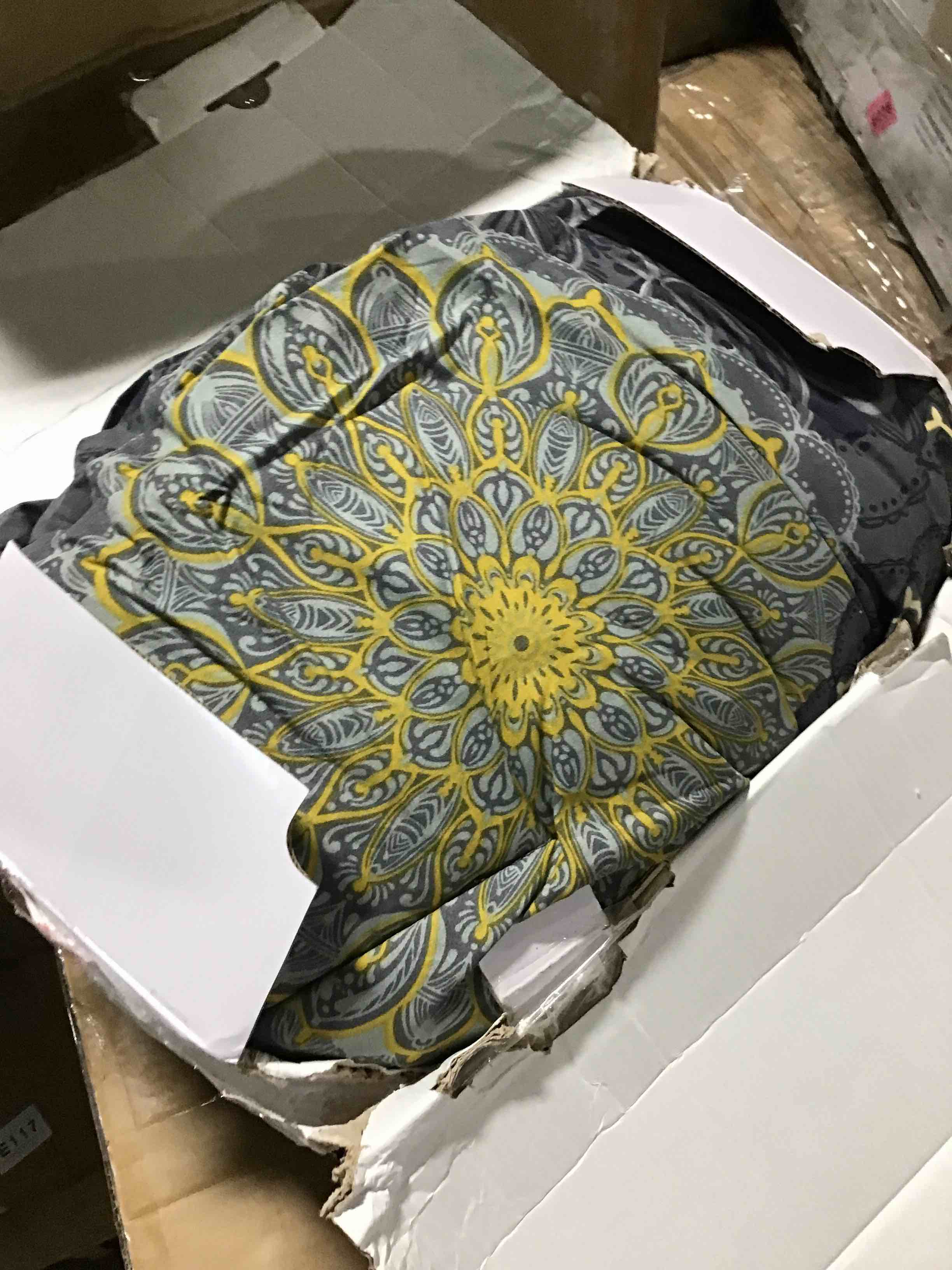 Midnight Floral Microfiber 3 Piece Comforter Set