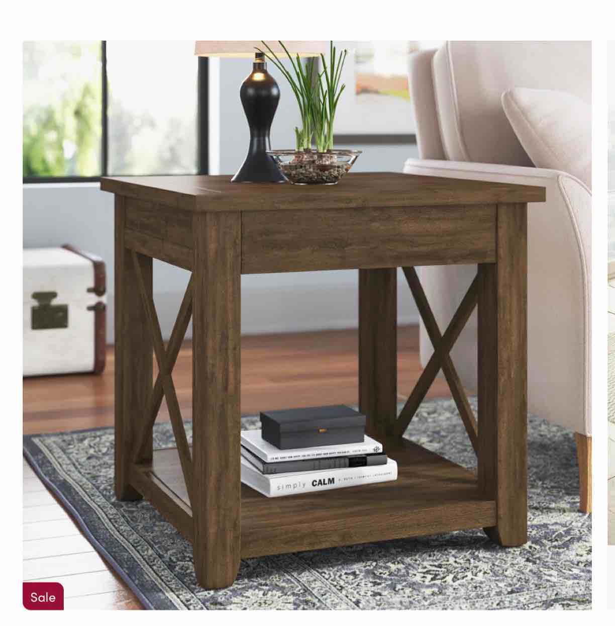 Winni End Table with Storage