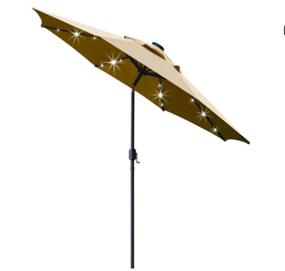 Keensburg 9' Lighted Umbrella