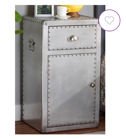 Lavalle French Industrial Nightstand