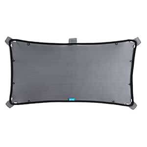 Munchkin Sun Safety Car Window Rollershade with Heat Alert - Black - 2pk
