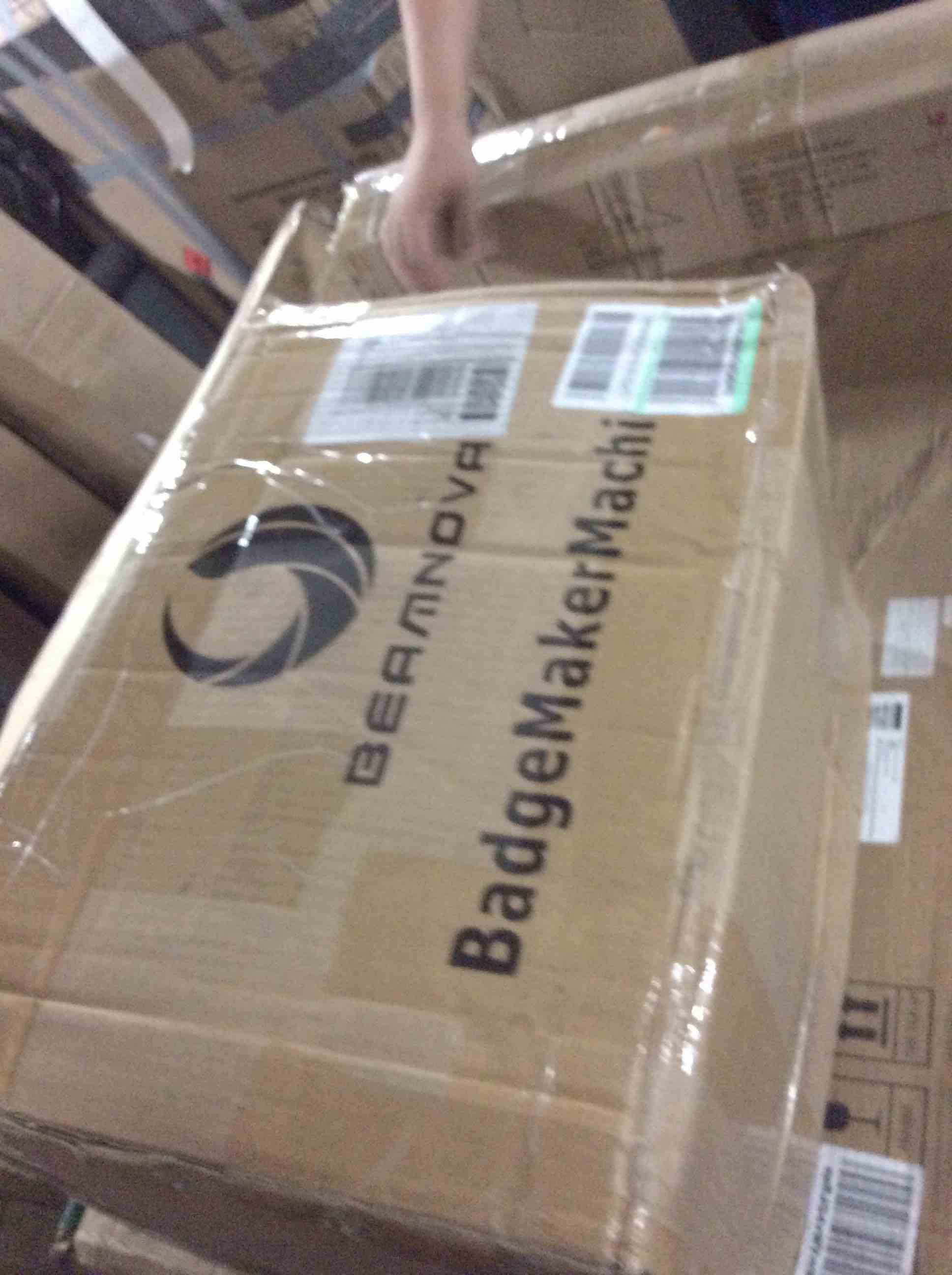 BEAMNOVA Button Maker Machine DIY Round Pin Maker Kit, 32mm / 1.26 in