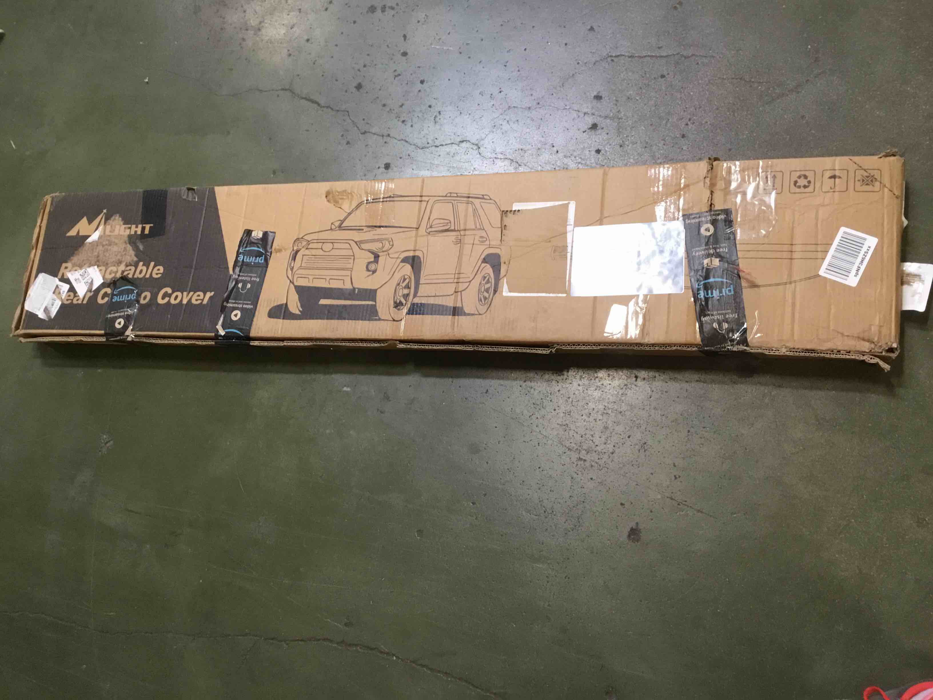 Nilight Trunk Cargo Cover for Toyota 4Runner Accessories 2010 2022 2023 2024, Retractable Trunk Cargo Cover Security Shade Cargo Cover, 1-Pack