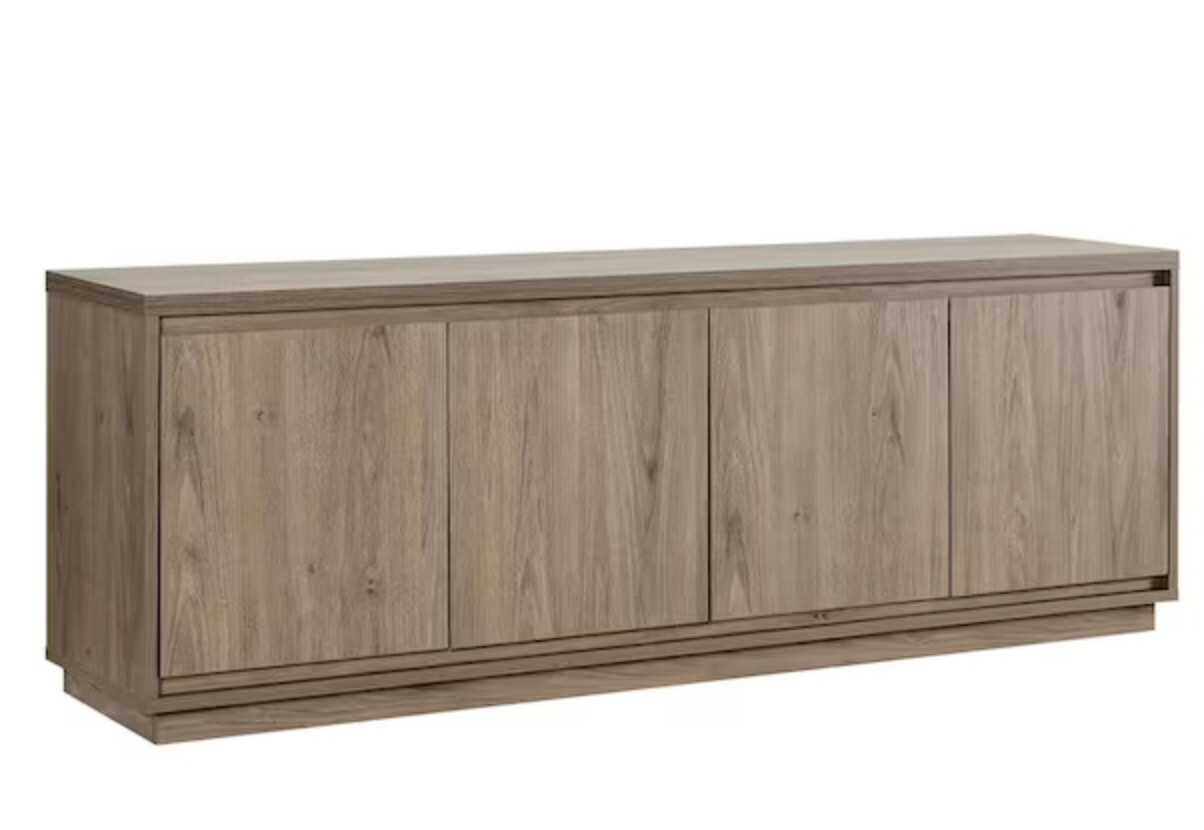 Presque 68 in. Gray Rectangular TV Stand Fits TV's up to 75 in.