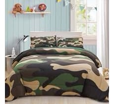 art no camouflage comforter full