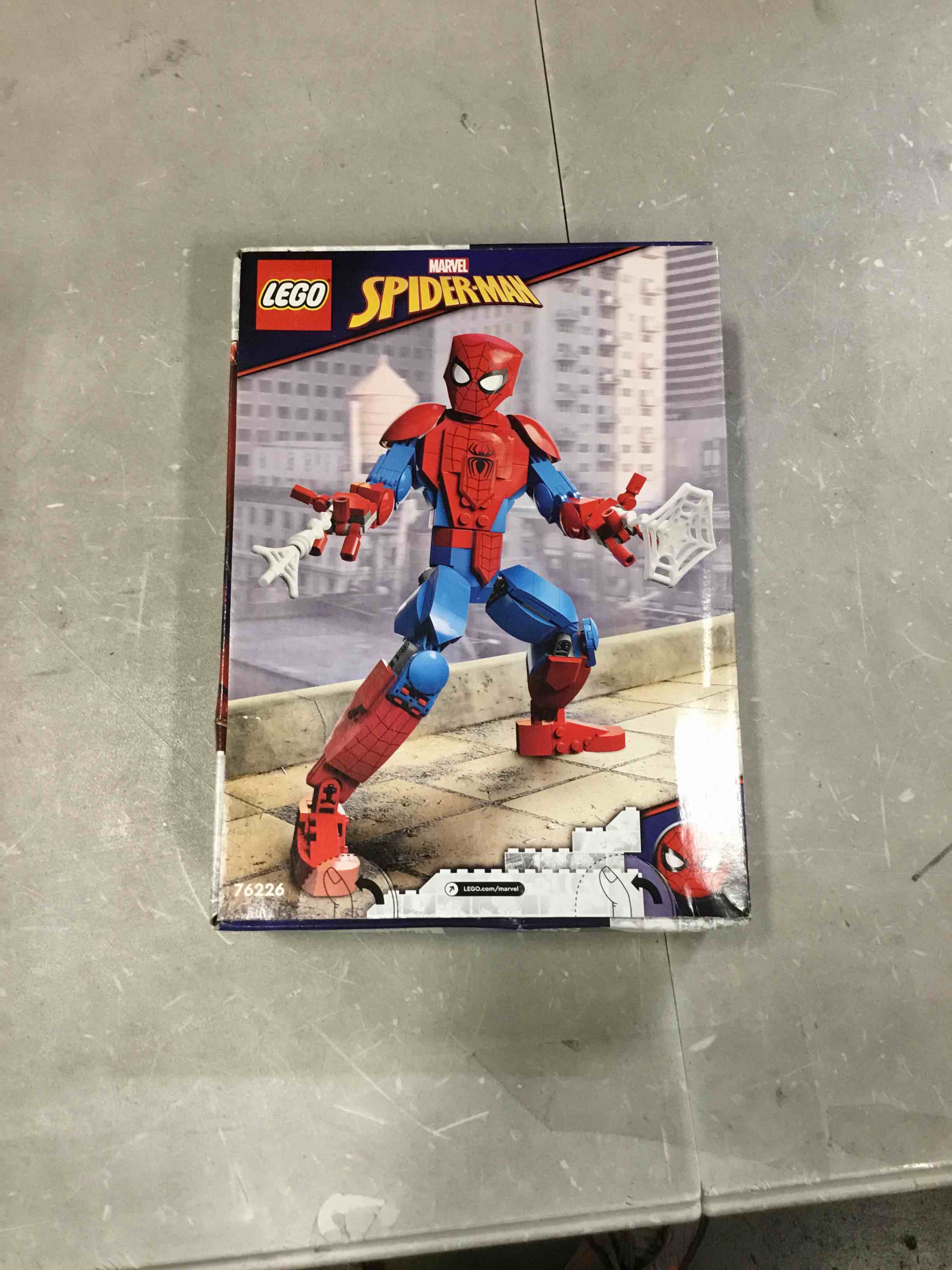 LEGO Marvel Super Heroes Spider-Man Figure 76226 Building Toy Set for Kids, Boys, and Girls Ages 8+ (258 Pieces)