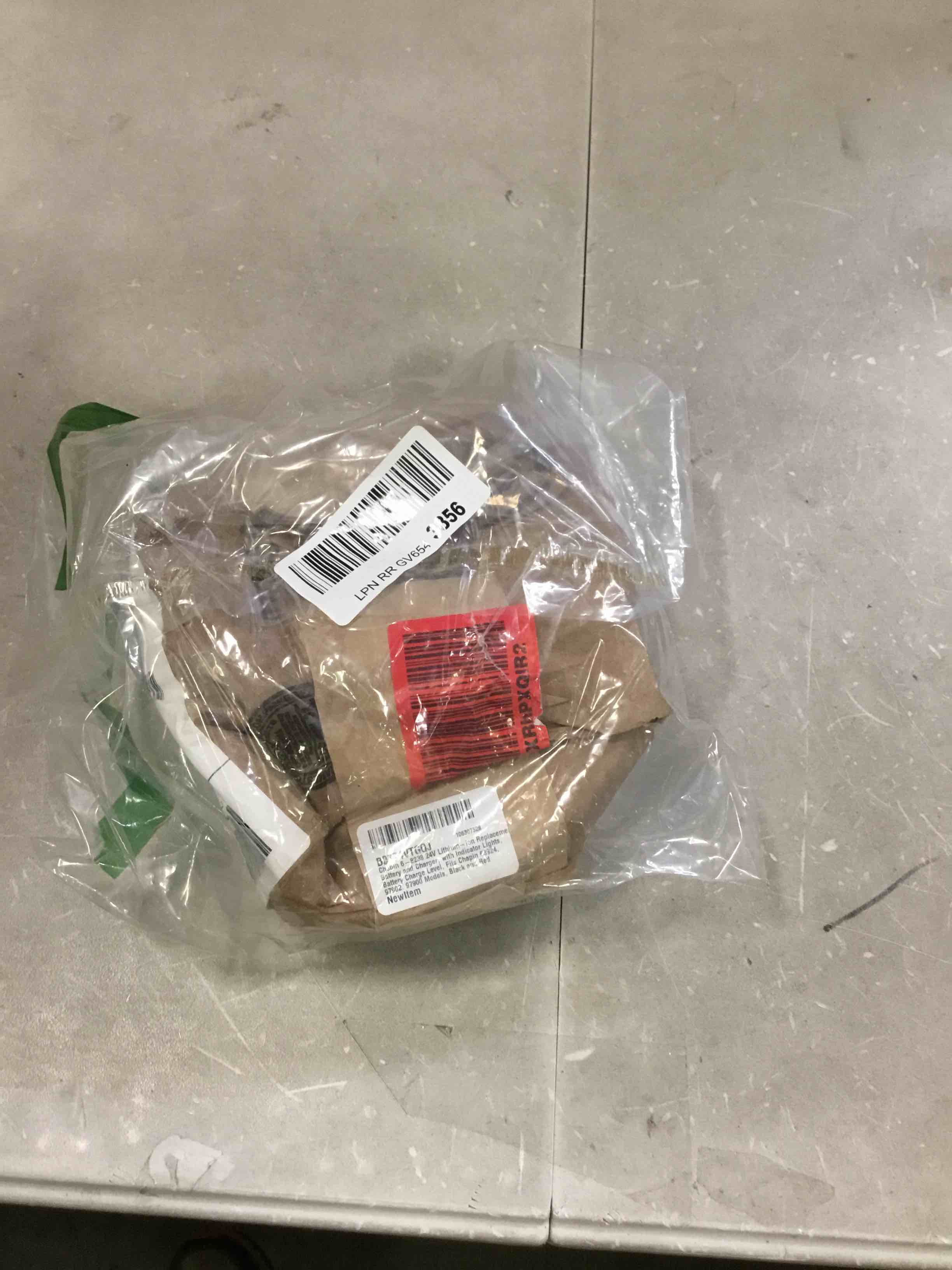 Chapin International 6-8238 Chapin Replacement 24V Battery and Charger-6-8238, Black and red