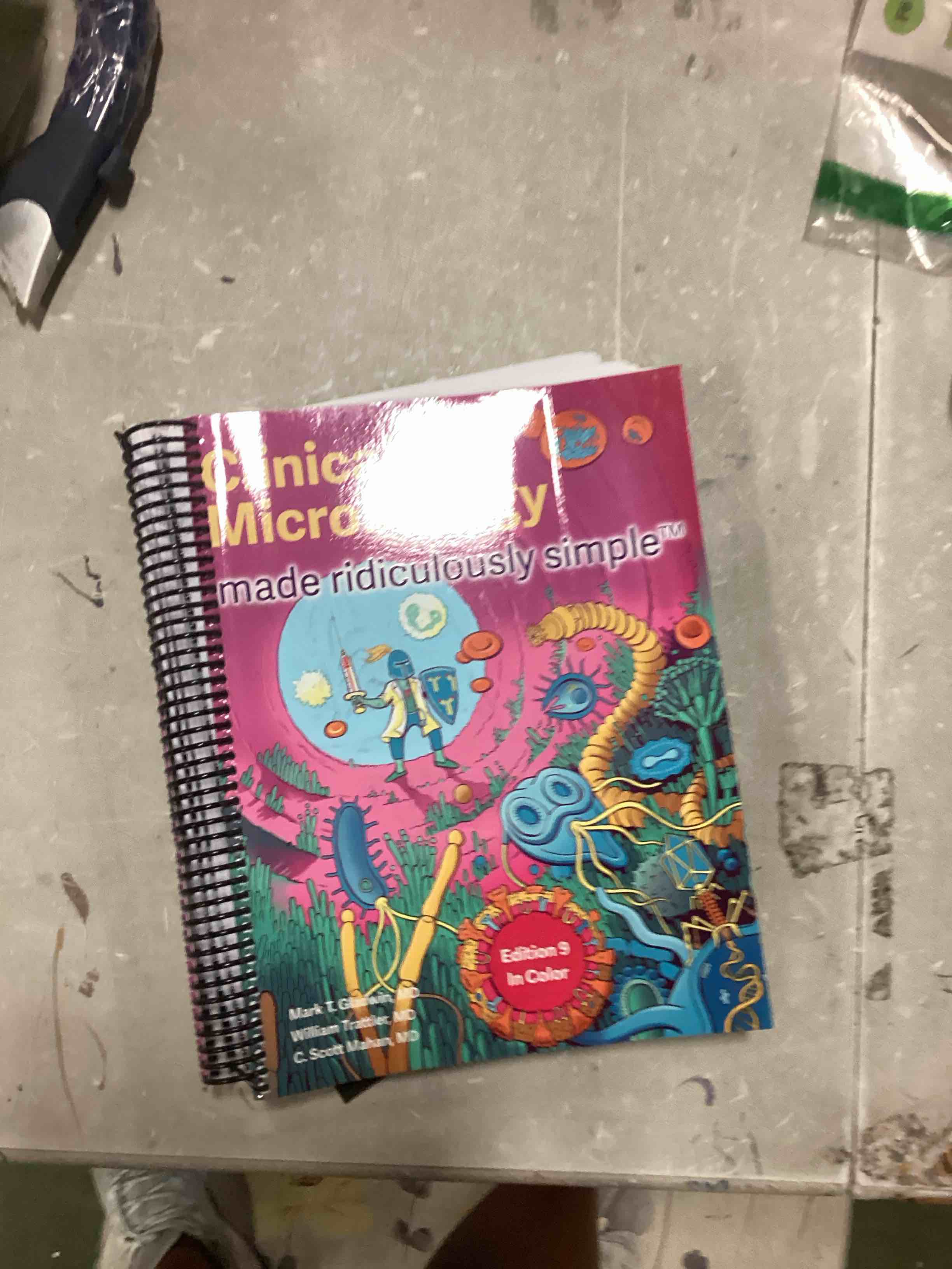 Clinical Microbiology Made Ridiculously Simple: Spiral Bound Color Edition