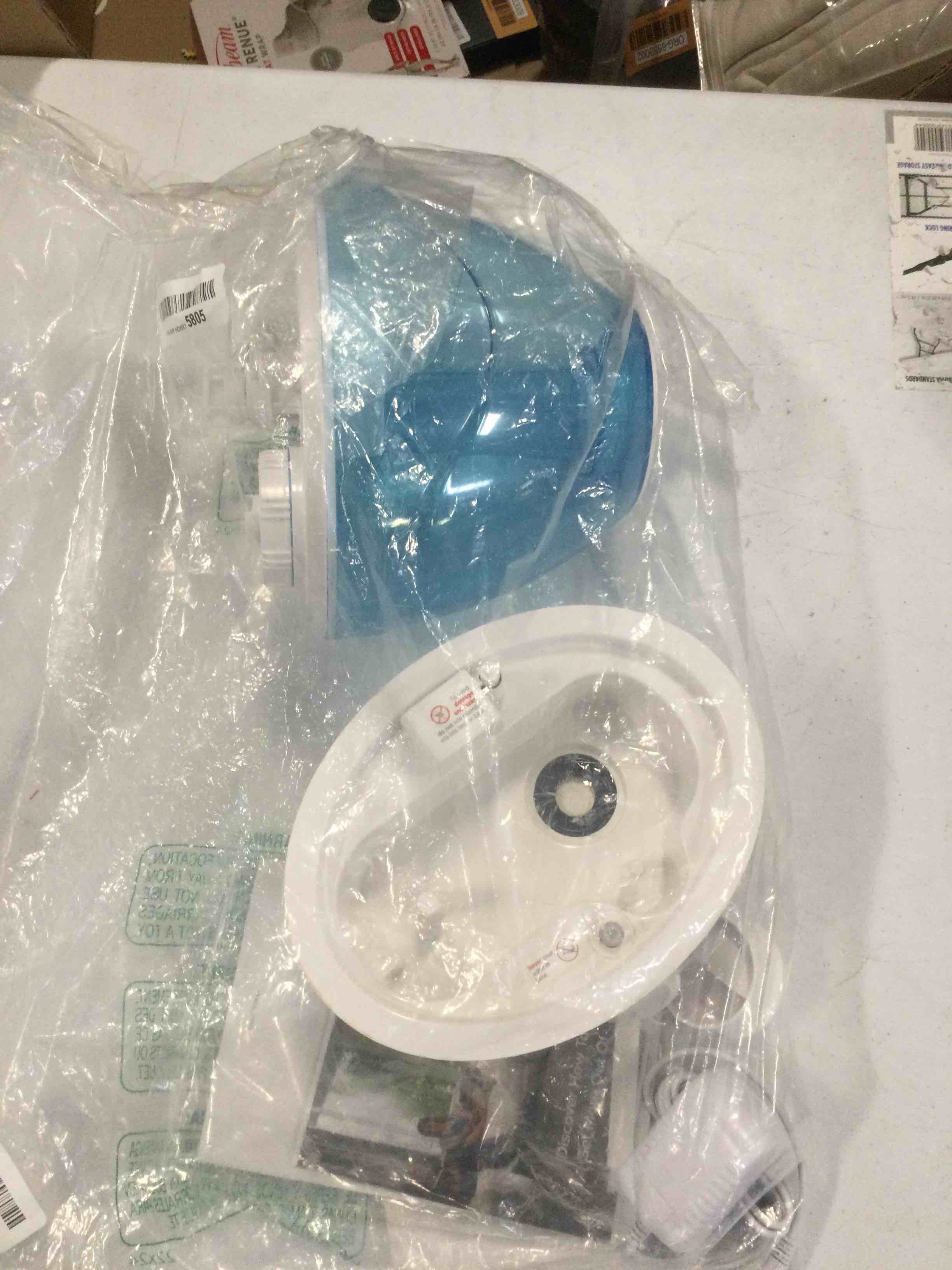 LEVOIT Humidifiers for Bedroom Large Room (2.4L Water Tank), Cool Mist for Home Whole House, Adjustable 360° Rotation Nozzle, Ultrasonic, Auto Shutoff, Night Light, BPA-Free, Blue