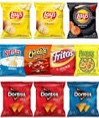 pallet of 70 assorted Frito lay chips (Including party mix, nacho cheese and more) best by date varies 