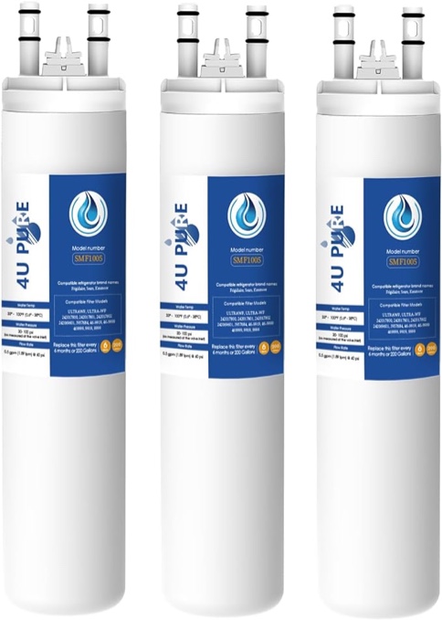 Replacement for Frigidaire ULTRAWF, Pure Source Ultra, Kenmore 9999, 469999, 46-9999, A0094E28261 Refrigerator Water Filter - Pack of 3