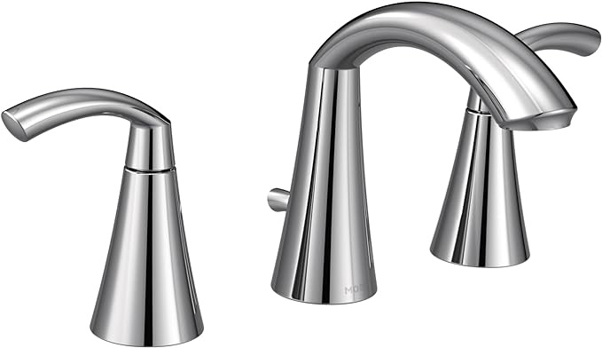 Moen Doux Chrome 2-Handle High Arc Bathroom Faucet TS6925 (Trim Only)