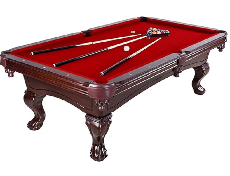 Augusta 8” pool table pool table mahogany finish 