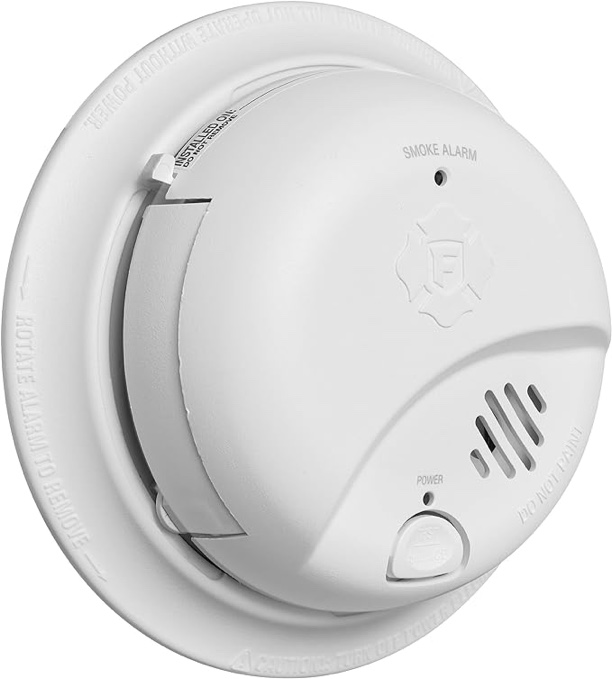 FIRST ALERT Hardwired Wireless Smoke Alarm with Photoelectric Sensor and Battery Backup, SA521CN-3ST , White 1-Pack Hard-wired Alarm