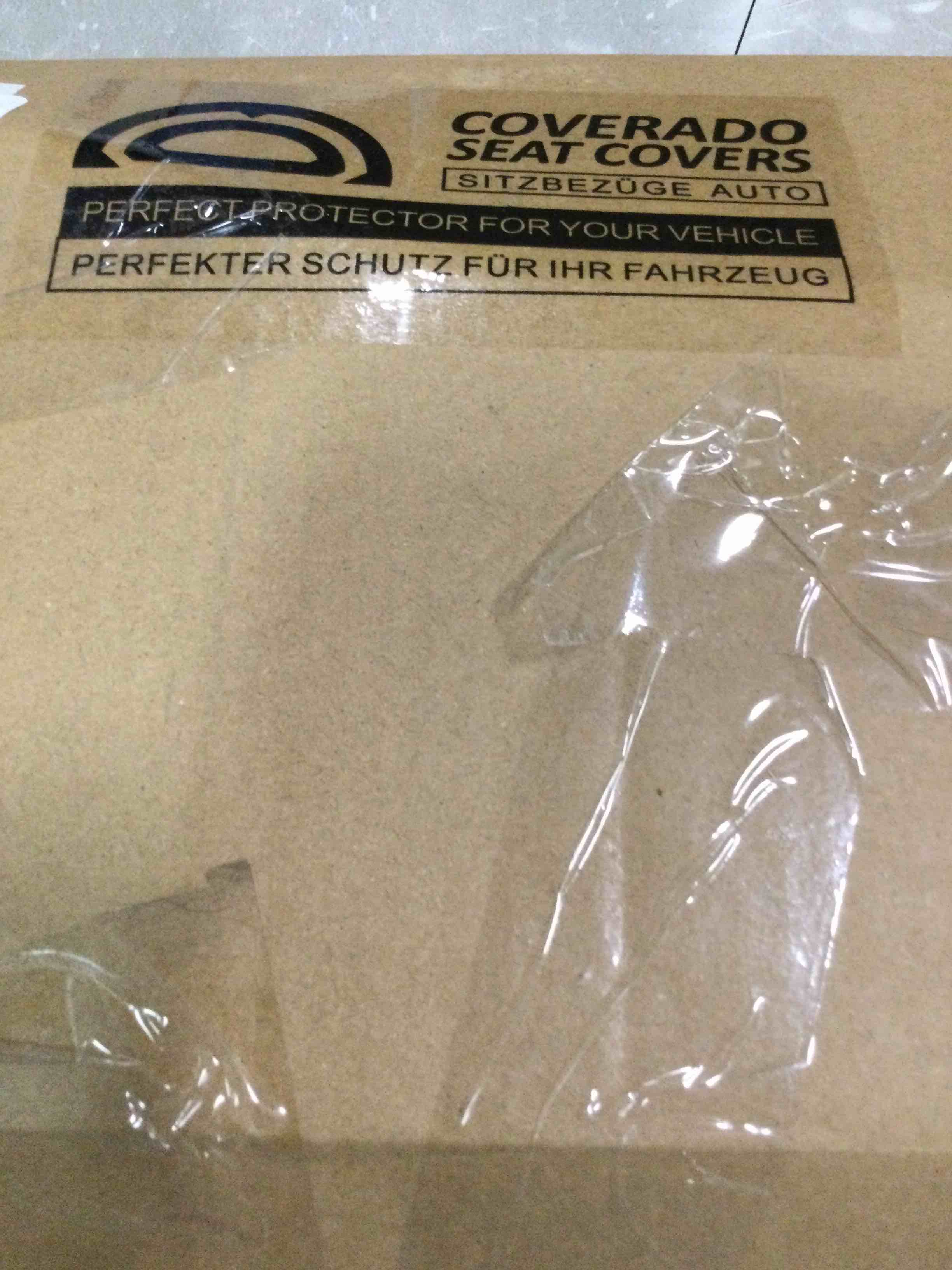 Coverado Front Seat Covers, Waterproof Oxford Seat Protector for Car, Fit for 2015-2023 Ford F150&2017-2023 Ford F250 F350 1st Row Bucket Seats(Black, 2PCS)