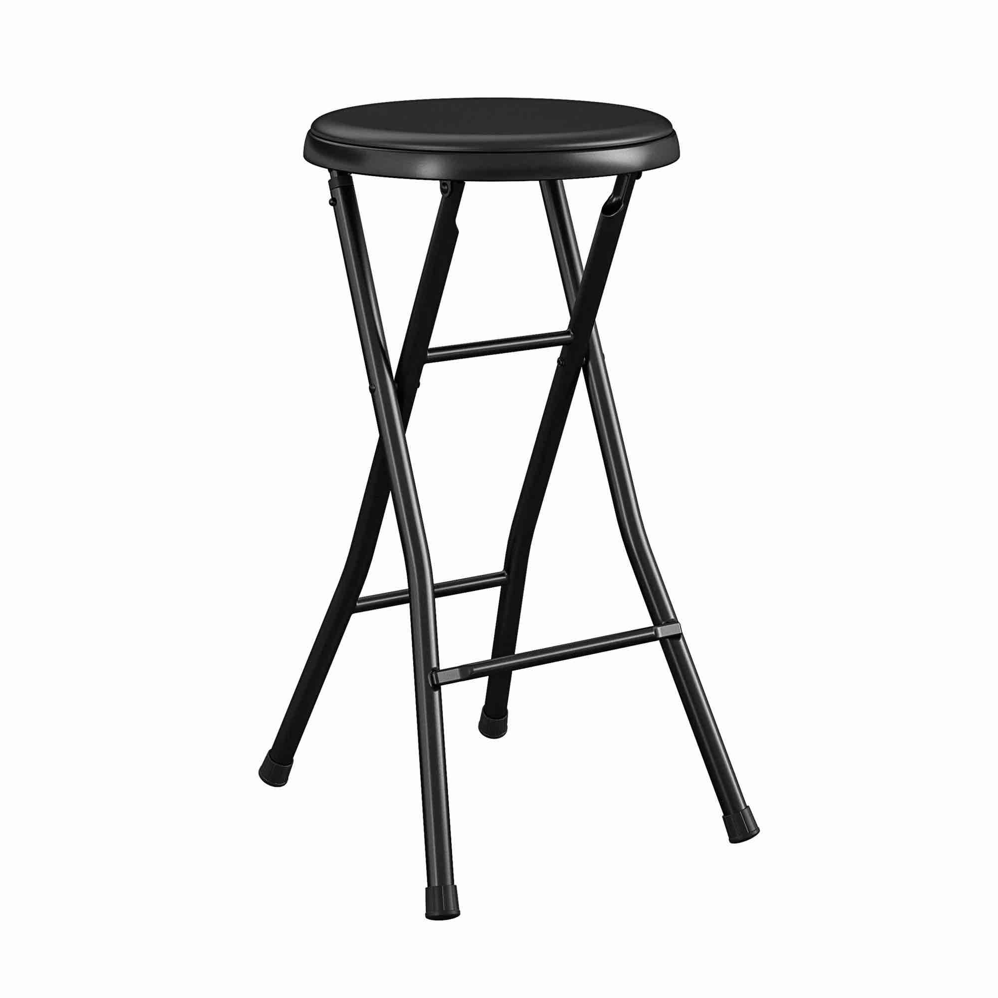 24" Vinyl Padded Folding Stool