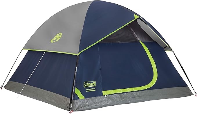 Similar Coleman Sundome Camping Tent, 2/3/4/6 Person Dome Tent with Snag-Free Poles for Easy Setup in Under 10 Mins, Included Rainfly Blocks Wind & Rain, Tent for Camping, Festivals, Backyard, Sleepovers
