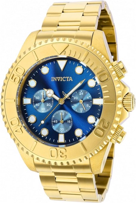 Invicta Pro Diver Chronograph Quartz Blue Dial Men s Watch 36974